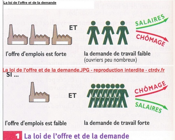 Loi offre demande marche de l emploi jpg