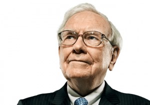 Warren Buffet fond blanc