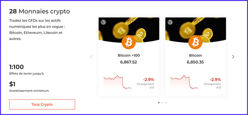 iqoption cryptomonnaies